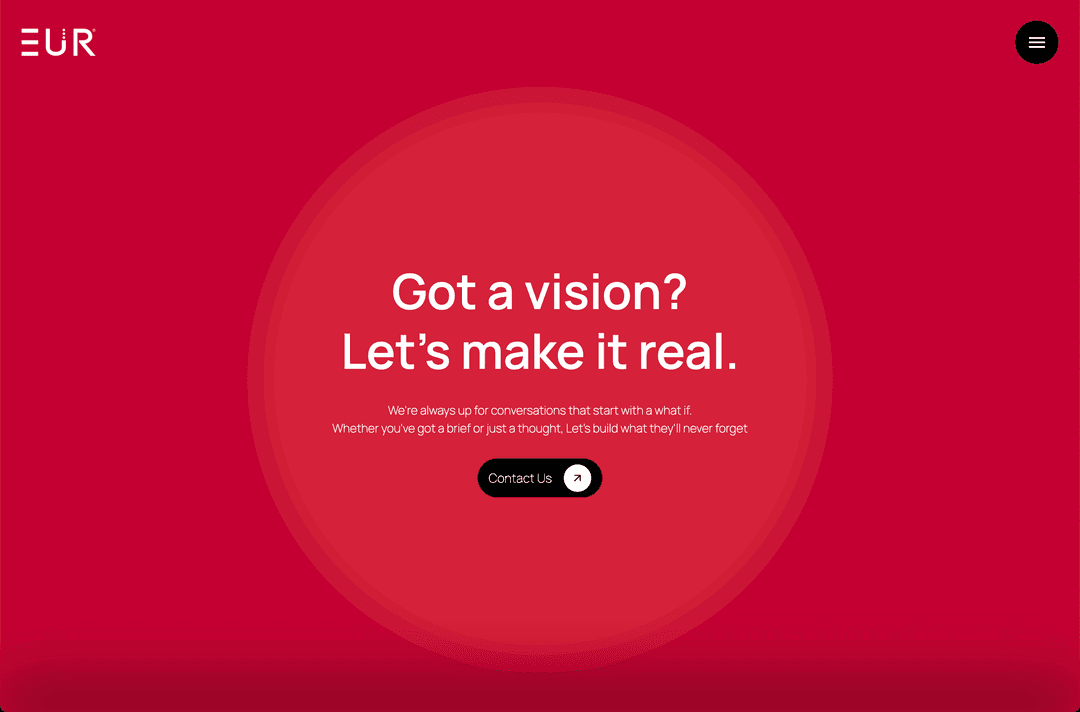 Event Management Company Website Screenshot